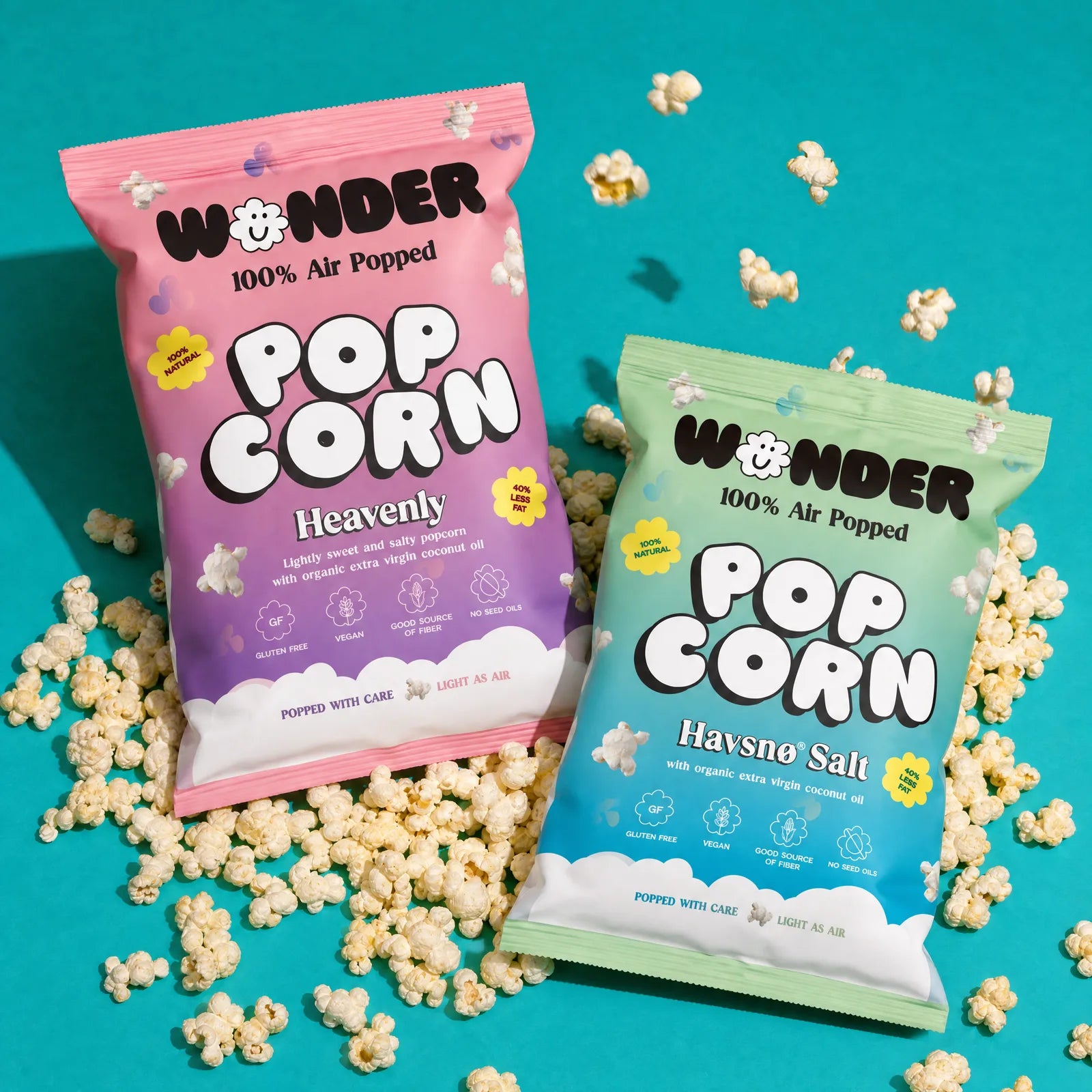Wonder popcorn flatlay